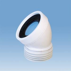 Фановая труба 110х45 короткая Ани пласт W4228  (35)