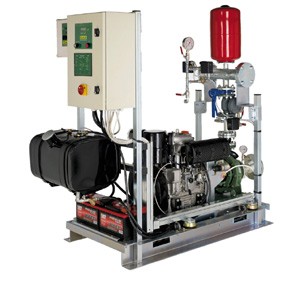 Насосная станция 1KDN 100-200/200 MD EN 12845-KVCX65-80+ Пилотный насос ДИЗЕЛЬ