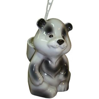 Подставка под ерш "Панда"(Медведь) с унитазной щеткой