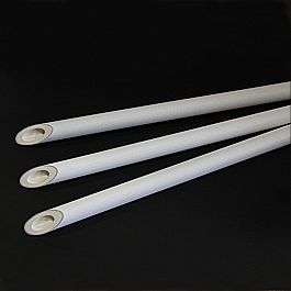 Труба (SDR 5) PN25 75*13,7 арм. алюминием белый (12) ПРО АКВА (PA30020PR)