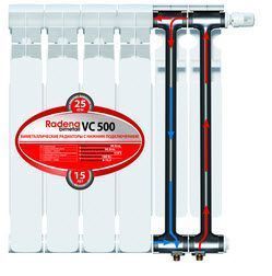 Радиатор бим.Радена VC 500х4 нижнее подключение 1/2 вн. р. 