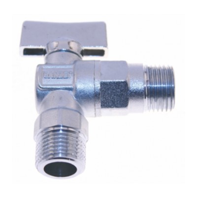 Кран угловой 1/2х1/2  (GZRL33) (80) Ganzer