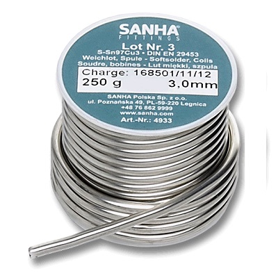 Припой №3 мягк.мед.3% (унив)100г HGW (HGW 100)