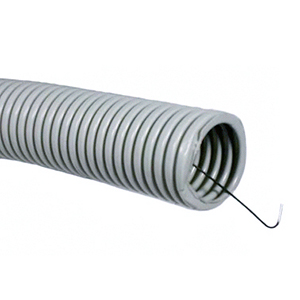 Труба гофрированная ПВХ 16мм с протяжкой (100м)
