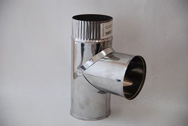 Тройник "Sferra" 90° нерж.0,5мм ф200