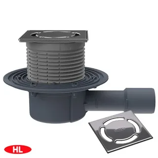 HL 510Prblue Трап сухим сифоном "Primus blue", с горизонтальным выпуском DN40/50 