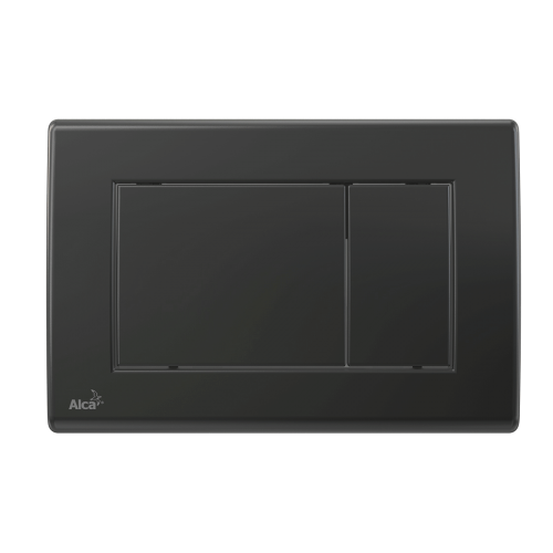 Кнопка управления систем инст. AlcaPlast М278 (черный матовый)  двойная