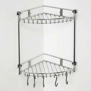 Полка металлическая двойная WasserKRAFT K-1222