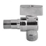 Кран KAISER 1/2х3/4 угловой хром бабочка (262)