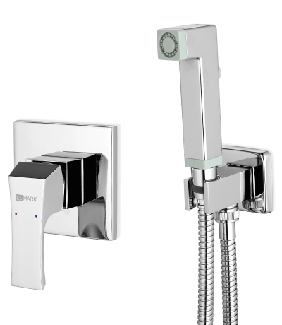 Смеситель с гигиеническим душем встраиваемый "UNIT" (LM4519C) LEMARK 