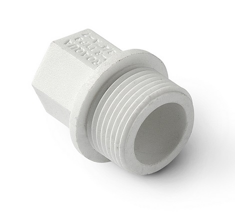 Заглушка резьбовая 1/2 белый (100/600) ПРО АКВА (РА15508Р)