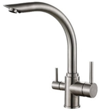 Смеситель д/кухни Haiba HB70304 под фильтр  нерж.ст.