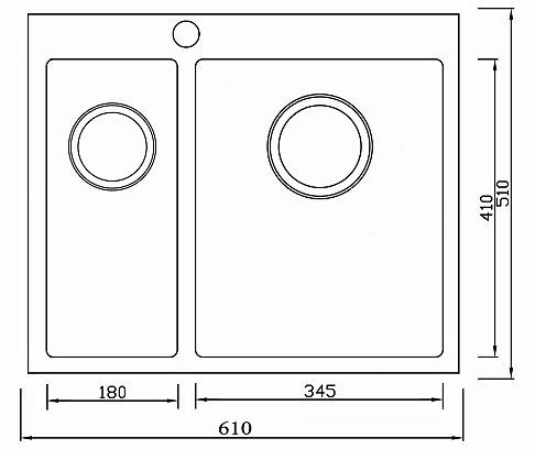 Кухонная мойка Seaman Eco Marino SMB-6151DLS
