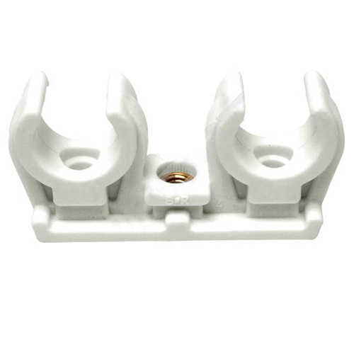 Клипса двойная 12-16мм  9829с