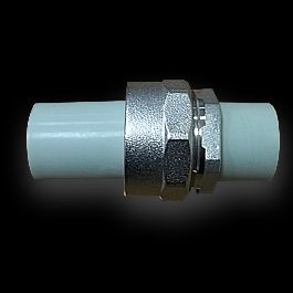 Фланец пластиковый 40 PN10 белый (1/50) ПРО АКВА (РА51240) (по стали 32мм)