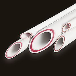 Труба (SDR 7,4) 25*3,5 арм. стекловолокном белый (80) ПРО АКВА (РА35010Р)