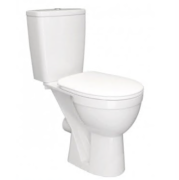 Унитаз-комп "Ресса" белый высота чаши 45см  (КСФ) 