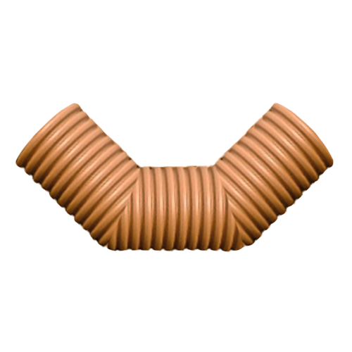 Отвод для труба гофр. двухсл ПП  190/160FD