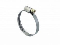 Хомут  Ду 60-80 (сталь,червяч.) (ГОСТ 28191-89) оцинк