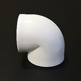 Колено 110*90 белый (1/2) ПРО АКВА (РА13024Р)