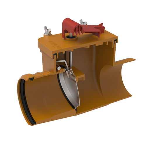 Обратный клапан ТП-85.100S (металл хлопушка)