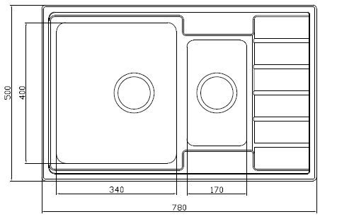 Кухонная мойка Seaman Eco Roma SMR-7850B