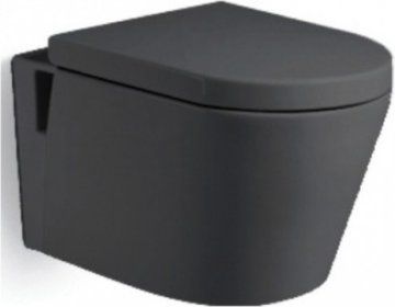 Унитаз подвесной 800-В2380В черный MELANA 