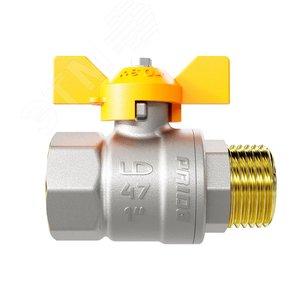 Кран шаровый LD Pride 47.25. ВН Ду 25 Ру40 бабочка GAS (6)