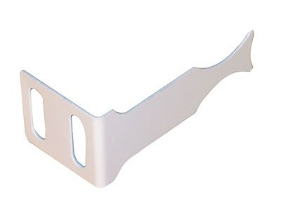 Кронштейн алюм/рад. Global угловой бел.