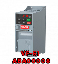Преобразователь частотный VEDA Drive VF-51  4,0 кВт (380В, 3 фазы) ABA00008