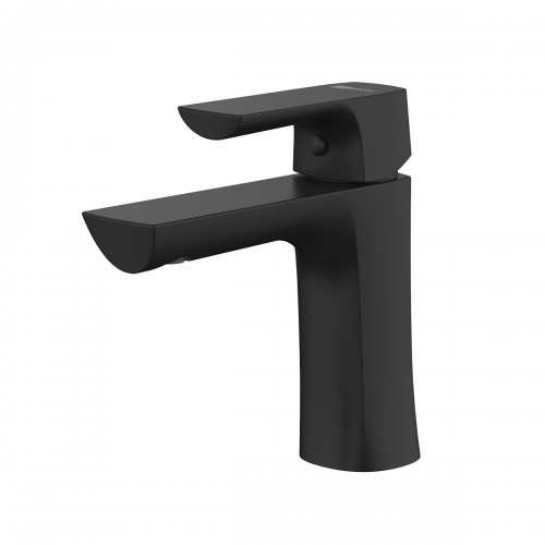 Смеситель д/умывальника "URSUS" (7206BL) черный LEMARK 