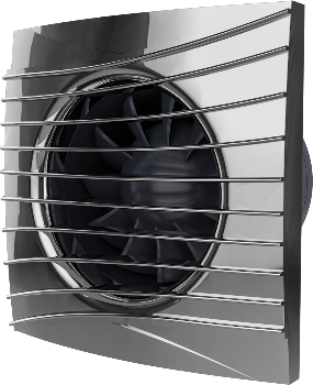 Вентилятор SILENT 4C Chrome осевой c обр.клапаном Ду100 (настенный,потолочный) (16)