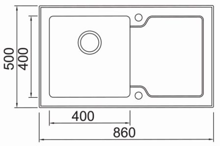 Кухонная мойка Seaman Eco Glass SMG-860B