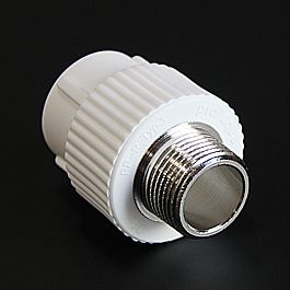 Переход 32*1"нар.рез. белый (10/60) ПРО АКВА (РА23018Р)