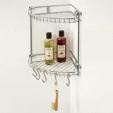 Полка металлическая двойная WasserKRAFT K-1222