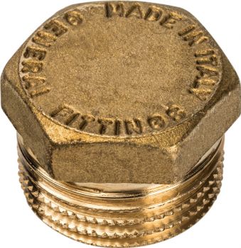 Заглушка 1/2" НР лат (SFT-0024-000012) STOUT