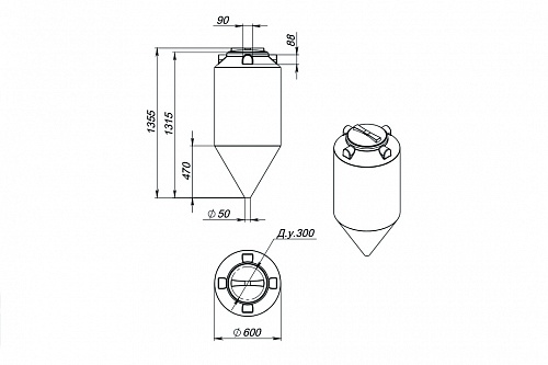 Емкость ФМ 240л