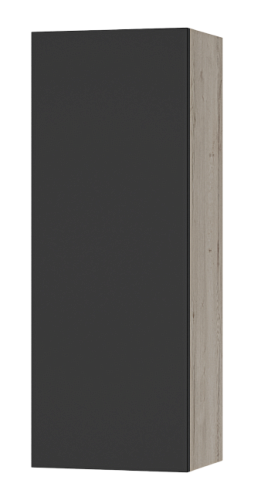Шкаф подвесной 30 Поло универсальный дуб/антрацит  MISTY 