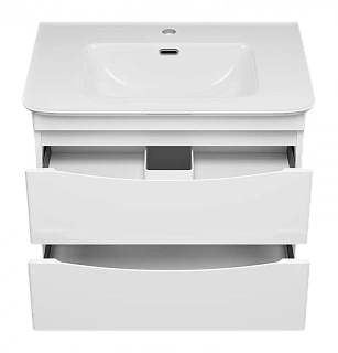 Комплект мебели 70 "Мираж-70" подвесная 2 ящ. белый MISTY (ум.Royce Calypso-70)