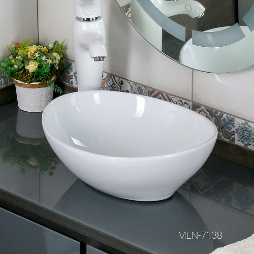 Умывальник фигурный 7138 MELANA