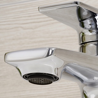 Смеситель д/умывальника "Lopau" (3203) 35мм хром WasserKraft