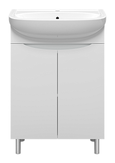 Комплект мебели 60 "Смайл-60" напольная 2 дв. MISTY (ум.Соната Экокерама,60-0112)