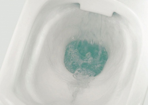 Унитаз подвесной  "CARINA" безободковый с м/л сидением (CERSANIT) 