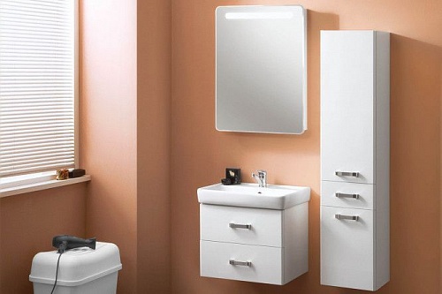 Пенал подвесной "Америна-34"  белая Акватон 