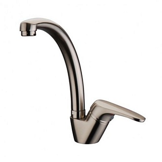 Смес д/кухни Kaiser County ф40 бок.(серебро) (55244-2)