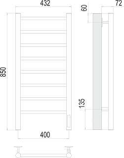  "" 400850 8    (RAL 9005) TERMINUS 