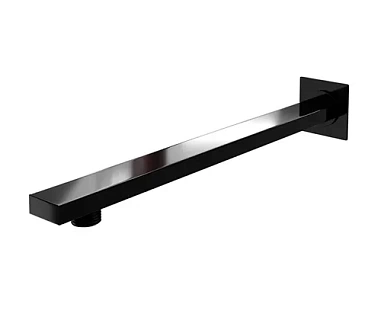 Настенный верхний излив для душа "Glan" (А181) черный глянцевый  WasserKraft