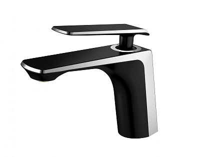 Смеситель д/раковины Haiba HB10548-7 черный/хром