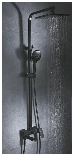 Душ. система ROSE черный R2836H