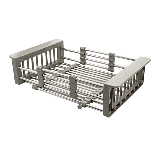 Мойка нерж врезная  FABIA PROFI ДВОЙНАЯ  78х43 (3,0х0.8 200) (сифон+корзина) 78433